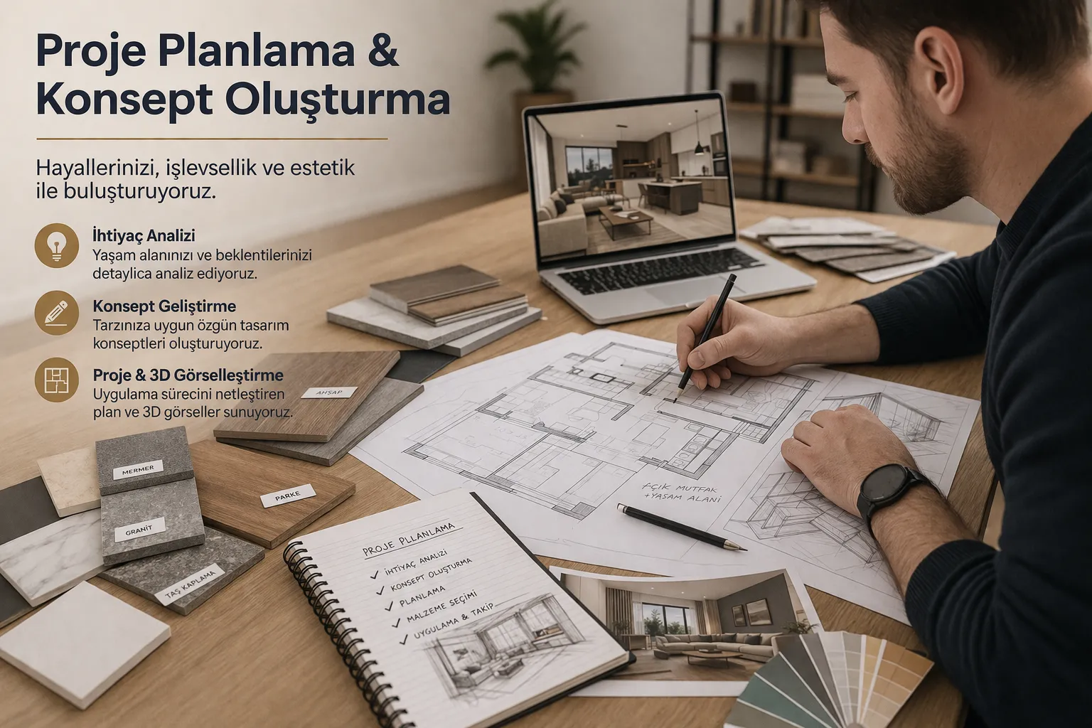 Proje Planlama & Konsept Oluşturma