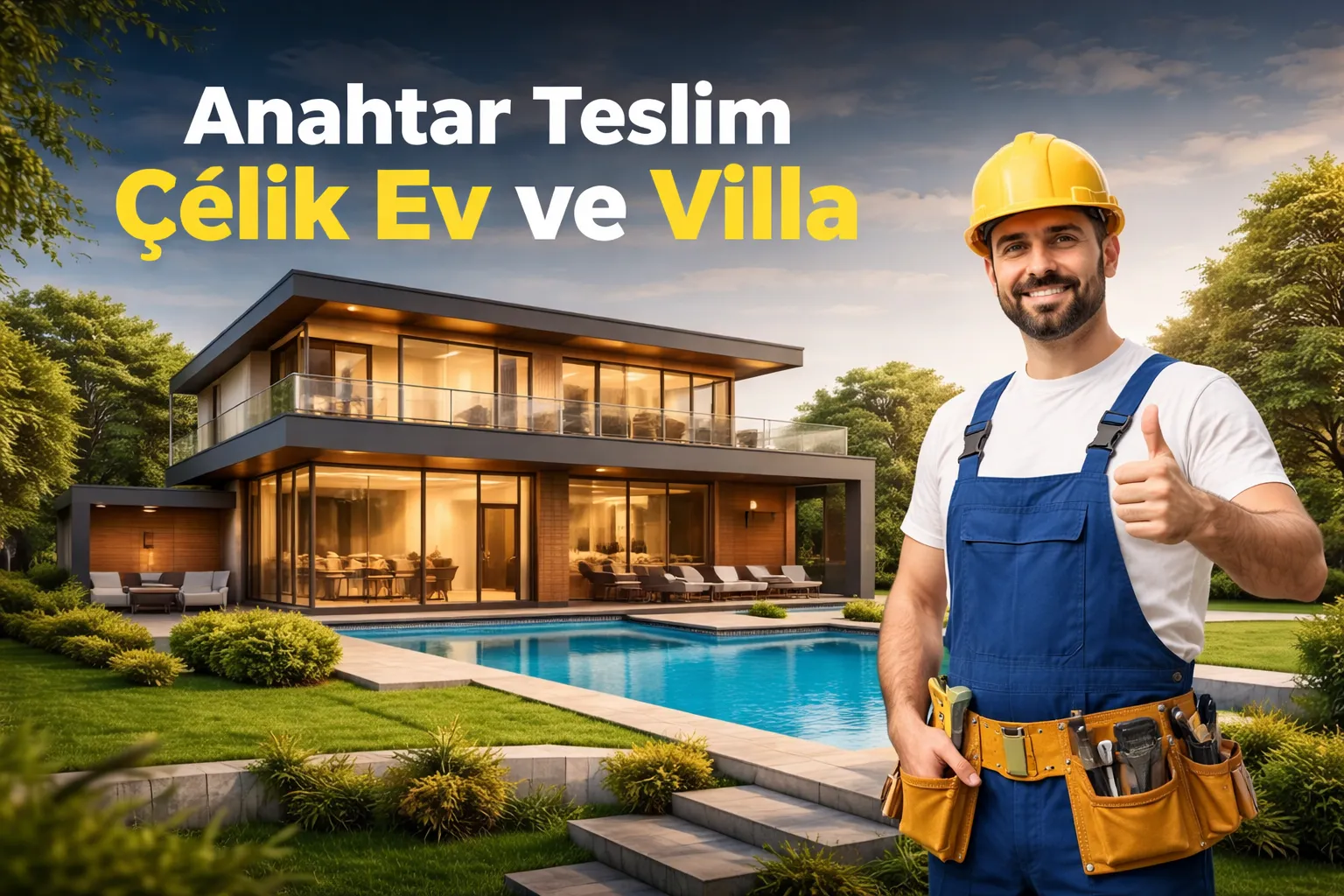Anahtar Teslim Çelik Ev ve Villa